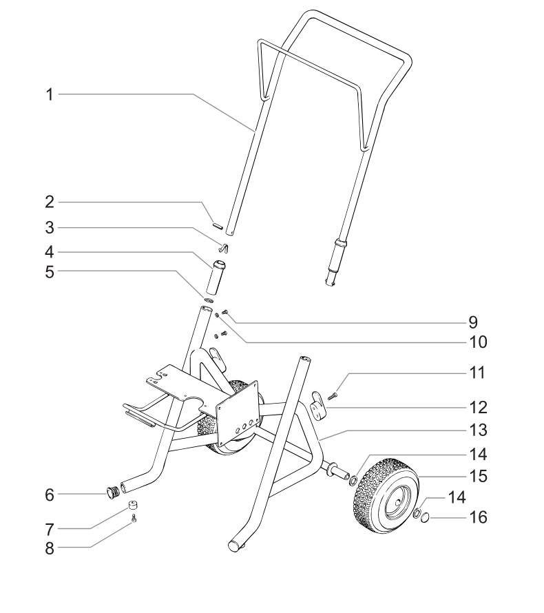 EP2510 Cart Assembly Parts